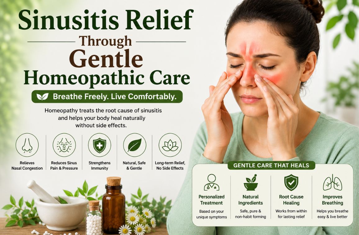 Sinusitis Relief Through Gentle Homeopathic Care