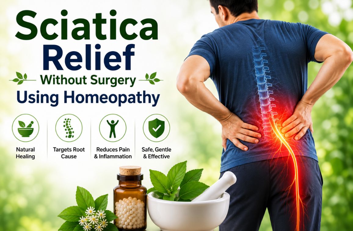 Sciatica Relief Without Surgery Using Homeopathy