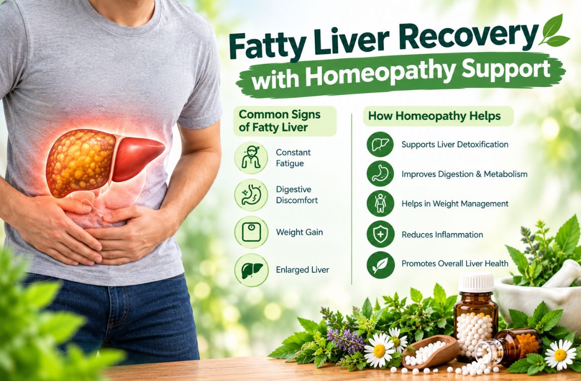 Fatty Liver Recovery with Homeopathy Support