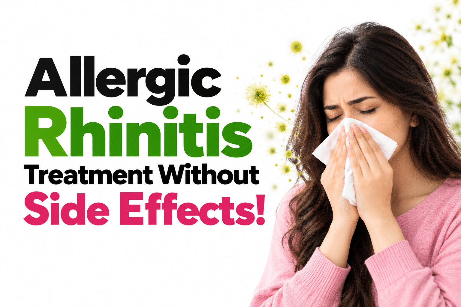 Allergic Rhinitis Treatment Without Side Effects!